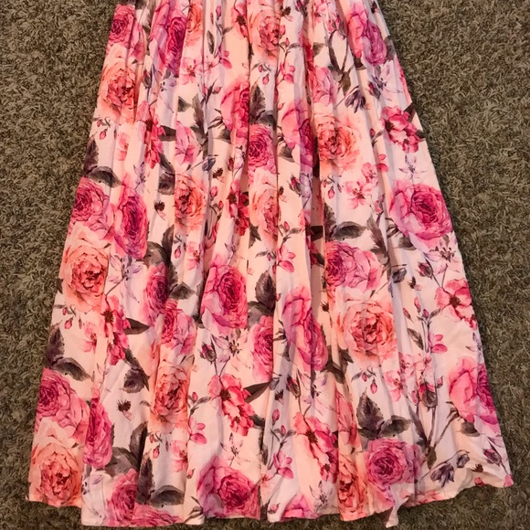 NEVER WORN Ivy City Co Ballerina pink floral dress - Picture 11 of 12